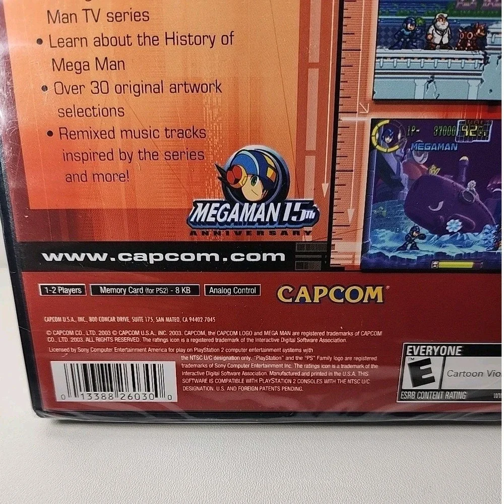 Mega Man Anniversary Collection PlayStation 2, One Disk 10 Games, Sealed New